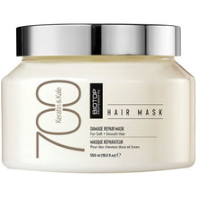 Load image into Gallery viewer, 700 Keratin & Kale Hair Mask is enriched with Keratin protein, Kale Extract, Provitamin B5, & Vitamin E to restore strength, smoothness and overall hair health to damaged, chemically processed or course & frizzy hair. This deep treatment replenishes depleted proteins and oils to help repair, smooth, soften and strengthen the hair follicle, leaving hair healthy, shiny and protected against future breakage.