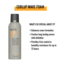 Load image into Gallery viewer, Enhances wave formation. Gives soft, frizz-free finish and provides heat protection. Use this lightweight foam to create soft waves with natural movement. Apply on damp hair from roots to ends. Blow dry with a diffuser for increased curl formation.
