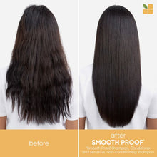 Load image into Gallery viewer, Matrix Biolage SmoothProof is a professional smoothing innovation. Let go of frizz and unwanted volume with state-of-the-art formulas inspired by nature that mimic the water-resistant properties of the Camellia Flower.