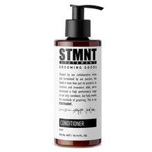 Load image into Gallery viewer, STMNT Conditioner Prepares the hair for cut or styling Moisturising formula with activated charcoal for hair and beard Restores shine and softens the hair surface Helps to protect against blow-dry damage With menthol for that extra fresh feeling Free from sili
