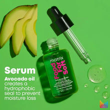 Load image into Gallery viewer, Matrix Food For Soft Multi-Use Hair Oil Serum, infused with avocado oil, is a leave-in treatment that helps to seal in hydration for hair that looks shiny and smooth.