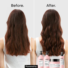 Load image into Gallery viewer, Loreal Professional Vitamino Color Shampoo Professional Hair Care Routine Enriched With Amino Acids And Filler-A100 For 38% Thicker, 66% Less Split Ends. Highlights All Hair Textures Increases Shine Prevents Color Fading Good for: Dryness Good for: Color Care All Hair Type