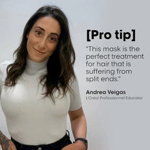 Load image into Gallery viewer, L'Oreal Professional Pro Longer Mask A weekly deep treatment hair mask infused with exclusive technology, that strengthens and thickens split ends to reduce the appearance of breakage. Hair Texture: Straight, Wavy, and Curly Hair Type: Fine Hair Concerns: - Thinning - Volumizing - Damage, Split Ends, and Breakage