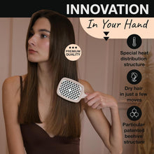 Load image into Gallery viewer, Janeke Superbrush gently and effectively detangles thanks to its soft tips and its particular beehive perforation allows for very quick drying. Also perfect in the shower or with damp hair, to apply the cream and detangle in just a few steps.   Very useful for delicate baby hair and on extensions: its soft tips detangle in a super delicate way