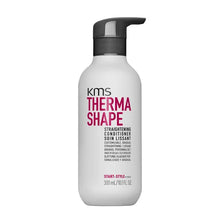 Load image into Gallery viewer, KMS Thermashape Straightening Conditioner deeply nourishes and smooths coarse and unruly hair. Improves manageability and shape during blow-drying. Gradually straightens hair with regular use in combination with a straightening iron. Protects hair from heat, humidity and frizz.