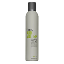 Load image into Gallery viewer, KMS ADDVOLUME Styling Foam Provides structured body, gives hair up to 70% more volume. Provides heat protection. Alcohol free. Apply by scrunching into curly hair and allow to air dry for a strong hold. Use with Add Volume Shampoo and Add Volume Body Build Detangler to get maximum volume.