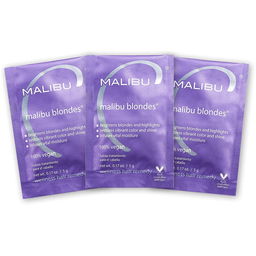 Malibu C Blonde Brightening Treatment 3 Pack 100% vegan