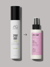 Load image into Gallery viewer, Add body, refresh your style and create fuller hair with this lightweight, alcohol-free spray that is formulated with our Regenerative Complex containing powerful pea sprout extract. Spray damp hair at the roots and blow dry. Reapply to refresh
