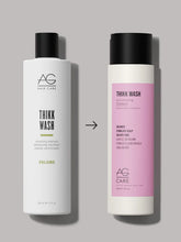 Load image into Gallery viewer, AG Thikk Wash Volumizing Shampoo Thikk Wash’s weightless formulation effectively boosts volume in fine to medium hair by using an abundance of body building panthenol, keratin and silk proteins