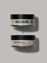 Load image into Gallery viewer, AG Infrastructure Structurizing Pomade Create a lived-in texture using this medium-hold, humidity-resistant pomade with pliable microfibers that provide structure and support with a slight sheen. Emulsify in hands and apply to damp or dry hair, style and go.