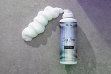 Load image into Gallery viewer, Double the volume + double the thickness! A heat-activated blow dry mousse that gives touchable volume + thickness that won’t fall flat while also protecting against heat damage. This volumizing and thickening blow dry mousse delivers soft, flexible body and bounce to the hair for fuller results. Its lightweight formula provides density without weighing the hair down or leave it dry or sticky.