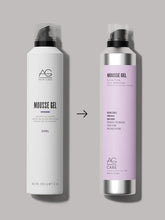 Load image into Gallery viewer, AG Mousse Gel Extra-Firm Curl Retention Get high shine, extra firm curl retention and definition with this lightweight mousse that is infused with our exclusive Curl Creating