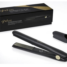 Load image into Gallery viewer, ghd Gold Professional Performance 1" Styler Which hair type is it good for? ✔ Straight ✔ Wavy ✔ Curly ✔ Coiled ✔ Tightly Coiled What it is: A new ghd gold® professional styler proven to deliver sleeker, smoother, and healthier-looking hair with dual-zone technology. Key benefits: - Creates sleeker smoother styles - Helps hair look healthier - Styles quickly, easily, and snag-free