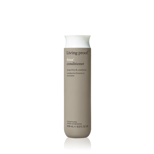 Living Proof No Frizz Conditioner A lightweight conditioner that detangles, conditions, and fights frizz. Weightlessly blocks humidity Smooths hair strands Nourishes and conditions