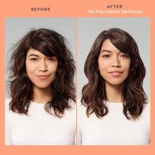 Load image into Gallery viewer, Living Proof No Frizz Instant De-Frizzer A dry conditioning spray that instantly tames up to 92% of frizz on dry hair by adding softness, smoothness and shine. Eliminates frizz by adding softness, smoothness and shine Replenishes hair’s natural oils Refreshes dull hair in-between shampoos