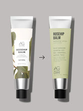 Load image into Gallery viewer, AG Rosehip Balm Hair Dry Lotion Smooth and nourish hair to help prevent dryness, split ends and breakage with cold-pressed rosehip oil in this silicone-free, lightweight lotion that is over 98% plant-based and naturally derived.