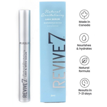 Load image into Gallery viewer, lash and brow growth, long lashes, Grade-A serum ◦ Made in Canada ◦ Offers significant results without harmful ingredients ◦ Clinically tested ◦ Recommended by dermatologists ◦ Improves lash and brow health, thickness and fullness ◦ Results within 7-21 days with daily use ◦ Made with 7 ingredients