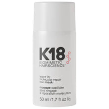 Load image into Gallery viewer, Leave-In Molecular Repair Hair Mask A leave-in treatment mask for all hair types that clinically reverses damage in four minutes. The patented peptide technology works to repair damage from bleach, color, chemical services, and heat, restoring strength, softness, smoothness, and bounce to hair.