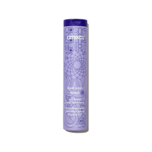 Load image into Gallery viewer, Amika Bust Your Brass Blonde Purple Conditioner A purple conditioner that neutralizes orange, brassy tones in blonde, gray, and silver hair for bright, cool-toned results.  Hair Type: Straight, Wavy, Curly, and Coily  Hair Texture: Fine, Medium, and Thick  Hair Concerns: - Brassiness - Color Fading - Shine