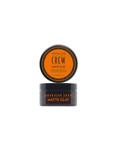 Load image into Gallery viewer, American Crew Matte Clay's texturizing formula provides a workable medium hold and a silky matte finish that easily helps create a wide range of hairstyles. Ideal for shorter to medium length hair.