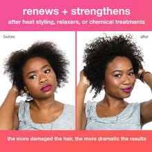 Load image into Gallery viewer, Leave-In Molecular Repair Hair Mask A leave-in treatment mask for all hair types that clinically reverses damage in four minutes. The patented peptide technology works to repair damage from bleach, color, chemical services, and heat, restoring strength, softness, smoothness, and bounce to hair.