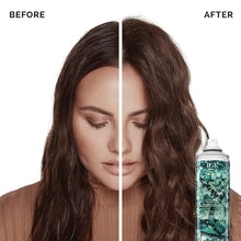 Load image into Gallery viewer, Multi-tasking is an understatement with this miracle-working, leave-in toning spray that detangles, conditions, busts brass, brightens, moisturizes, and protects up to 450°F degree heat. Treat blonde and highlighted hair to the ultimate balance between color-toning pigments and essential moisture. Boosted with violet pigment, purple rice, and moisture-rich hyaluronic acid for 7x reduced brassiness* and a brighter,