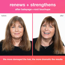 Load image into Gallery viewer, Leave-In Molecular Repair Hair Mask A leave-in treatment mask for all hair types that clinically reverses damage in four minutes. The patented peptide technology works to repair damage from bleach, color, chemical services, and heat, restoring strength, softness, smoothness, and bounce to hair.