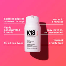 Load image into Gallery viewer, Leave-In Molecular Repair Hair Mask A leave-in treatment mask for all hair types that clinically reverses damage in four minutes. The patented peptide technology works to repair damage from bleach, color, chemical services, and heat, restoring strength, softness, smoothness, and bounce to hair.
