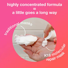 Load image into Gallery viewer, Leave-In Molecular Repair Hair Mask A leave-in treatment mask for all hair types that clinically reverses damage in four minutes. The patented peptide technology works to repair damage from bleach, color, chemical services, and heat, restoring strength, softness, smoothness, and bounce to hair.