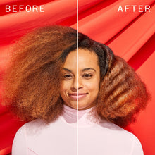 Load image into Gallery viewer, Amika Top Gloss Shine Spray The cherry on top of any style! This lightweight shine spray gives your hair the ultimate glossy + glowy finish. Formulated with UV filters, this finishing mist helps to protect strands—just a few spritzes post styling and voilà! Healthy-looking locks galore. UV protection, vegan and cruelty-free. For all hair types and textures.