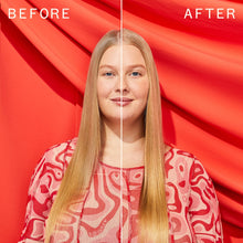 Load image into Gallery viewer, Amika Top Gloss Shine Spray The cherry on top of any style! This lightweight shine spray gives your hair the ultimate glossy + glowy finish. Formulated with UV filters, this finishing mist helps to protect strands—just a few spritzes post styling and voilà! Healthy-looking locks galore. UV protection, vegan and cruelty-free. For all hair types and textures.