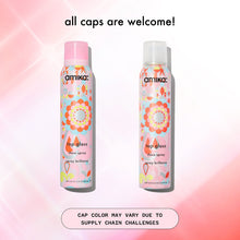 Load image into Gallery viewer, Amika Top Gloss Shine Spray The cherry on top of any style! This lightweight shine spray gives your hair the ultimate glossy + glowy finish. Formulated with UV filters, this finishing mist helps to protect strands—just a few spritzes post styling and voilà! Healthy-looking locks galore. UV protection, vegan and cruelty-free. For all hair types and textures.