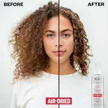 Load image into Gallery viewer, prep spray is the first step in any hair routine. It gently detangles, controls frizz for up to 24 hours, protects against heat and adds shine. Its weightless formula primes the hair for any styler—leaving it smooth, shiny and frizz-free. A multi-tasking, IGK Good Behavior hair prep spray that detangles, protects against heat, controls frizz, enhances shine. Great for straight, wavy, curly, and coily hair. It is safe for color-treated and fine, medium to thick, and coarse texture hair.