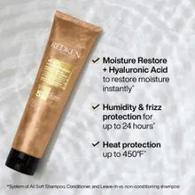 Load image into Gallery viewer, Redken All Soft Moisture Restore leave-in Treatment