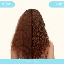 Load image into Gallery viewer, Hydro Rush Intense Moisture Conditioner is ideal for dry, dehydrated hair that tends to build up residue and has trouble absorbing moisture. Infused with hyaluronic acid, it gently cleanses and deeply moisturizes dry, low porosity hair. It is suitable for color-treated hair and hair treated with keratin, Brazilian straighteners, or other chemical treatments