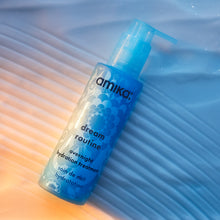 Load image into Gallery viewer, Amika's Dream Routine is a lightweight, hydrating night mask infused with hyaluronic acid to deeply hydrate hair without staining the pillow. This treatment intensely hydrates hair overnight for soft, moisturized hair in the morning. It improves manageability for easy, knot-free hair and prevents breakage caused by friction while sleeping. Free of sulfates, parabens, mineral oil, and cruelty. Certified vegan and recyclable with Terracycle. Suitable for colored hair.
