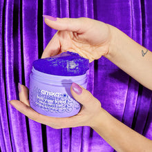 Load image into Gallery viewer, Bust Your Brass Cool Blonde Purple Intense Repair Hair Mask. Bring your blonde back to life with Bust your Brass Cool Blonde Repair Mask. A moisturizing and toning mask that results in significantly brighter, healthier hair that is eight times more conditioned and two times stronger with 56 percent less breakage.