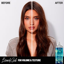 Load image into Gallery viewer, breakthrough aerosol delivers that salty, windswept look in seconds without heaviness, stickiness or drying. Best for straight, curly, wavy, coiled and tightly coiled hair. IGK Beach Club’s fragrance features lush, vibrant notes of guava, coconut water, pink lotus, midnight violet, and vanilla. Gentle enough to use daily and on color-treated hair, this product is color safe with UV protection, vegan, cruelty-free, and formulated without mineral oil, petroleum, and gluten. volume texture beach spray