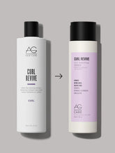 Load image into Gallery viewer, AG Curl Revive Hydrating Shampoo Gently cleanse while moisturizing and activating curls with coconut oil, pea peptides and our exclusive Curl Creating Complex containing rice amino acids and tomato extract