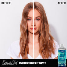 Load image into Gallery viewer, breakthrough aerosol delivers that salty, windswept look in seconds without heaviness, stickiness or drying. Best for straight, curly, wavy, coiled and tightly coiled hair. IGK Beach Club’s fragrance features lush, vibrant notes of guava, coconut water, pink lotus, midnight violet, and vanilla. Gentle enough to use daily and on color-treated hair, this product is color safe with UV protection, vegan, cruelty-free, and formulated without mineral oil, petroleum, and gluten. volume texture beach spray