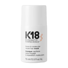 Load image into Gallery viewer, Leave-In Molecular Repair Hair Mask A leave-in treatment mask for all hair types that clinically reverses damage in four minutes. The patented peptide technology works to repair damage from bleach, color, chemical services, and heat, restoring strength, softness, smoothness, and bounce to hair.