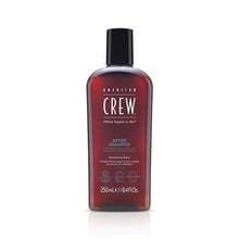 Load image into Gallery viewer, American Crew Detox Shampoo consists of a dual-action shampoo that acts as a scalp exfoliant, as well as a hair detox, removing excess sebum and product build-up.