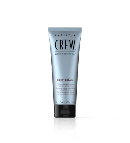 A styling cream that combines flexibility with control, gives your hair refined texture and a natural shine finish. For medium hold with natural shine American Crew Fiber Cream