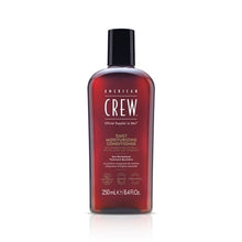Load image into Gallery viewer, American Crew Stimulating Daily Conditioner is an enhanced conditioner that moisturizes your scalp and strengthens your hair. This no-build-up conditioner washes out easily, leaving your hair soft, touchable