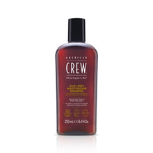 Load image into Gallery viewer, Daily Deep Moisturizing Shampoo is a hair and scalp wash rich in conditioning emollients that leaves hair feeling soft all day without causing build-up or greasy hair. The ultra-hydrating formula cleanses while the naturally certified American Crew Citrus Mint signature