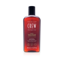 Load image into Gallery viewer, American Crew Stimulating Daily Conditioner is an enhanced conditioner that moisturizes your scalp and strengthens your hair. This no-build-up conditioner washes out easily, leaving your hair soft, touchable