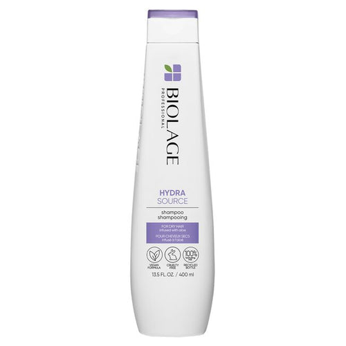 Matrix Biolage HydraSource is a professional moisture care innovation. Quench dry, thirsty hair with state-of-the art formulas inspired by nature that mimic the moisture-retaining properties of the Aloe Plant. Hair's hydration levels are optimized through the absorption and retention of moisture.