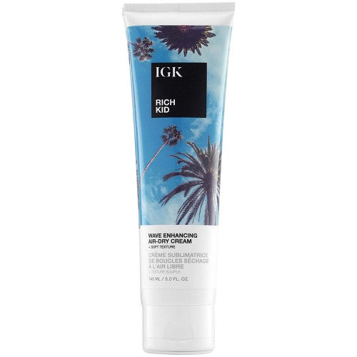 IGK Rich Kid coconut oil-infused air-dry styler is the foundation in creating the hydrated, lived in, undone hair of right now. Inspired by the international jet set kids, Rich Kid's moisturizing properties give you the hair you've always wanted. A lightweight coconut oil infused styler for tousled air-dried texture and smooth shine. 
