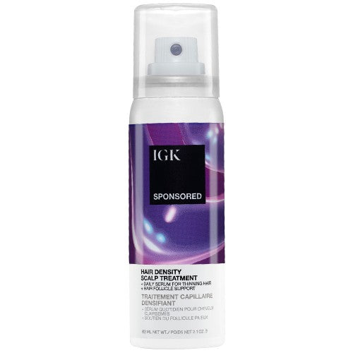 Support scalp health and improve shine for healthier-looking hair with this hair density treatment. Biotin, Hair Boosting Peptides, and Pumpkin Seed Oil help promote thicker, stronger looking hair and visibly reduced thinning and fall out. Ideal for all hair types, the weightless mist fully absorbs into the scalp with an invisible finish. Non-greasy, no need to rinse off or re-style.