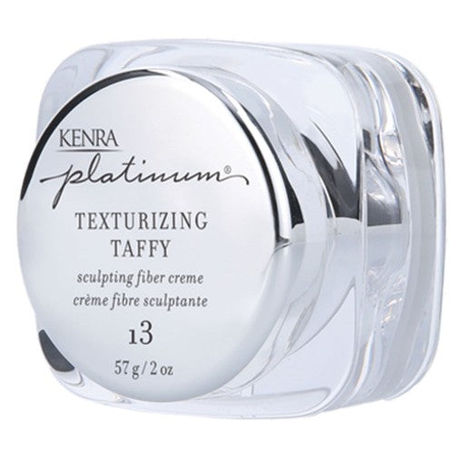Kenra Platinum Texturizing Taffy 13 creates separation and texture with a soft, moveable feel. For flexible styling without stiffness. Pliable formula creates superior memory and control